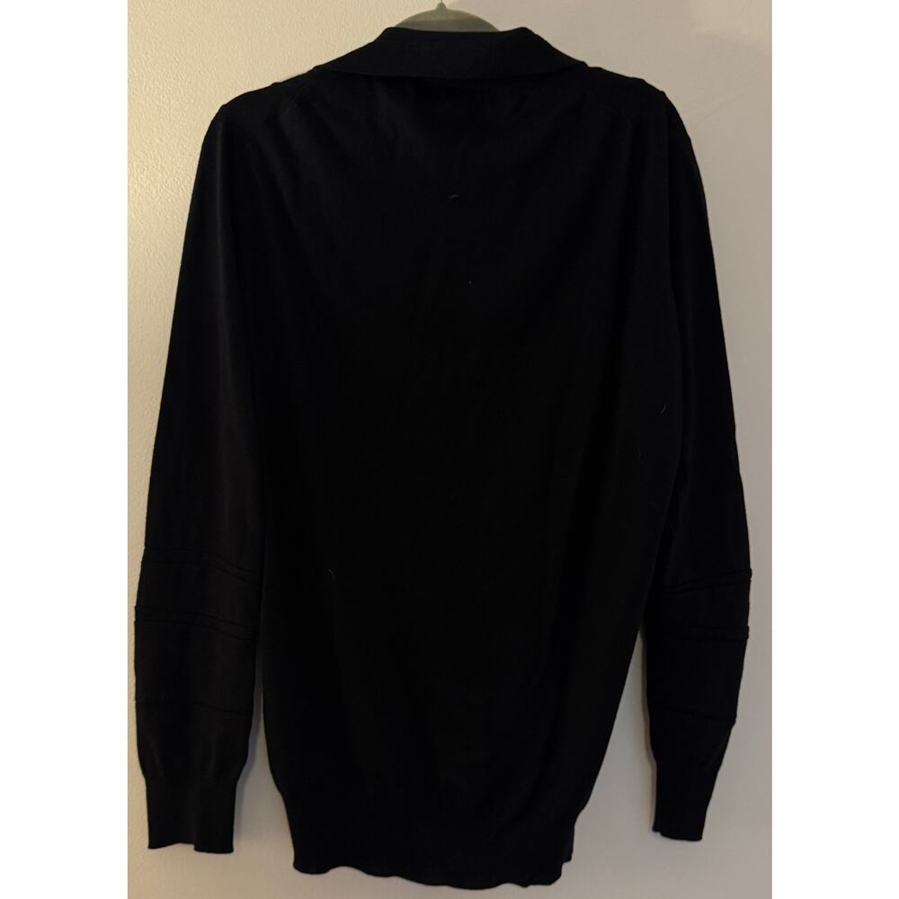 Hermes Black Wool Polo Shirt